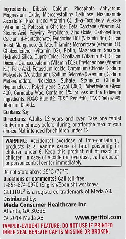Geritol Multivitamin 100 tab (formerly called Geritol Complete - same product!)