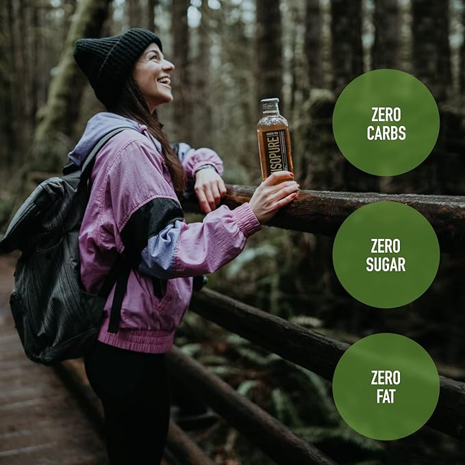 Isopure Zero Carb 32g Protein Ready-to-Drink, Whey Protein Isolate, Apple Melon, 16 Fl Oz (12 Bottles)