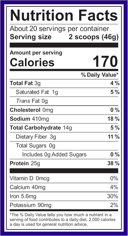 Vega Original Protein Powder, Creamy Vanilla Plant Based Protein Drink Mix for Water, Milk and Smoothies, 32.5 oz (Packaging May Vary)