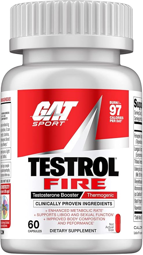 GAT SPORT Testrol Fire, 60 Capsules