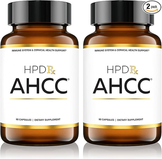 Premium AHCC & Shiitake Mushroom 1100 mg per Serving Supplement, Natural Immunity Booster, Maintains Natural Killer Cell Activity | AHCC is Proven in 30+ Studies | 60-Day Supply, 2-Pack