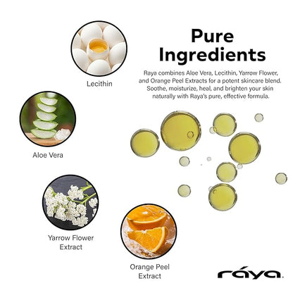 RAYA Advanced Anti-Aging Face Serum | Radiance-Boosting, Lightening Serum for All Skin Types | Vitamin C Skincare Serum for Discoloration Correction & Complexion Improvement | Face Serums