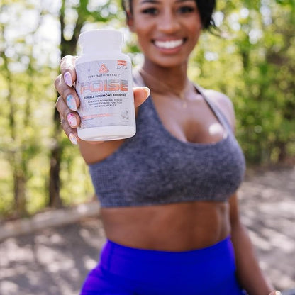 Core Nutritionals Poise Female Hormone,Thyroid, and Stress Support, Minerals and Herbs to Relieve Menstrual Symptoms 112 Capsules