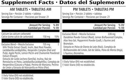 Herbal Balancing Program of 21-Days 42 Tablets for AM/42 Tablets for PM Dietary Supplement
