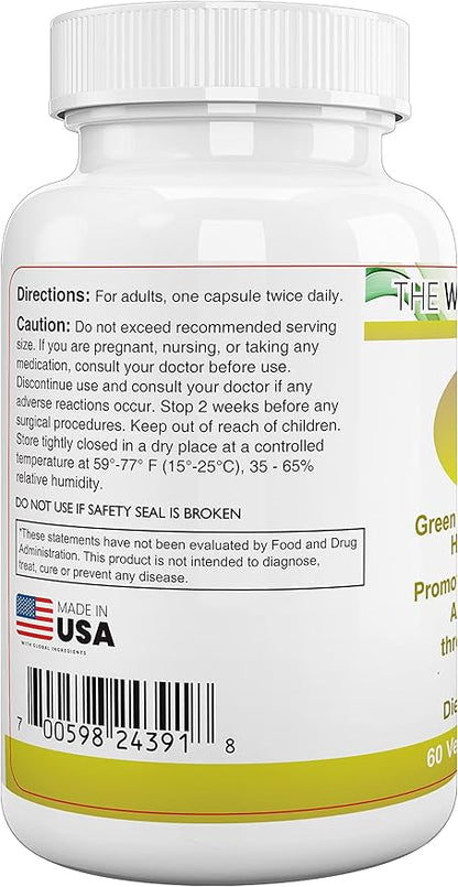 The WHOLE DAY Plan EAT Less - Weight Loss Pills for Women and Men That Works Fast - Appetite Suppressant Fat Burning Supplements, 60 Capsules, Made in USA