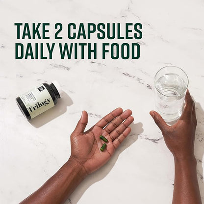 Vibrant Health, Trilogy Vegan, Probiotic Multivitamin with an Essential Blend of Omega-3 from Vegan Algal Oil, Vitamin A, B12, C, D3, E, Selenium, Magnesium & Zinc, 30 Servings