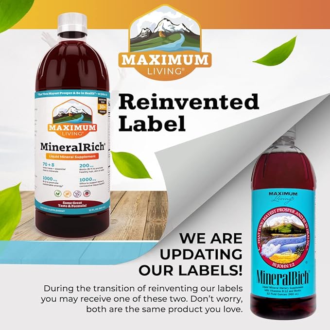 MineralRich Minerals Supplement - 32 oz (32 oz (Pack of 1), MineralRich)