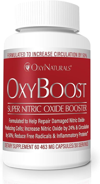 OxyBoost - Nitric Oxide Supplement (1 Bottle - 30 Servings)