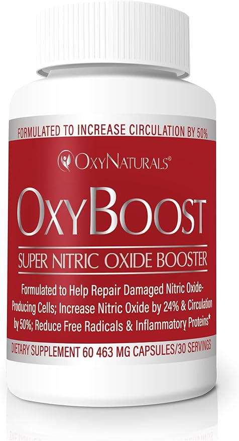 OxyBoost - Nitric Oxide Supplement (1 Bottle - 30 Servings)