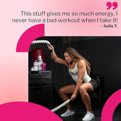 Uplift MAX Pre-Workout Energy For Women (Sour Peach Rings)- 30 Servings- Clean/Sustained Energy, Supports Athletic Performance, Helps Fast Twitch Muscle Fiber Activation (Caffeine, Vegan, GF, 15 Cals)