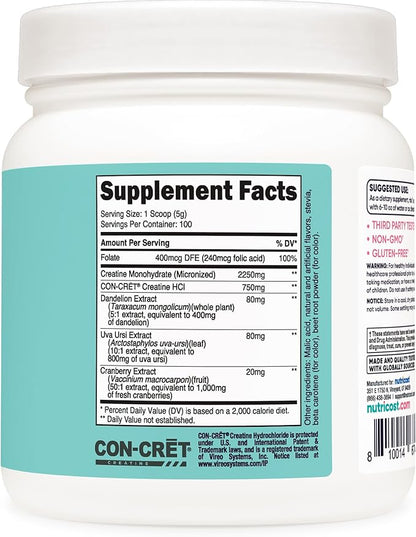 Nutricost Creatine Monohydrate Powder for Women, Micronized, Peach Mango, 100 Servings - Vegetarian, Non-GMO, Gluten Free