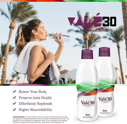 TAVA Liquid Vitamins, Valé30® a Liquid Multivitamin for Men, Women, and The Whole Family, Energy Supplements for 30 Days with Vitamin A and Vitamin B Complex - The Perfect Boost Drink for Everyone.
