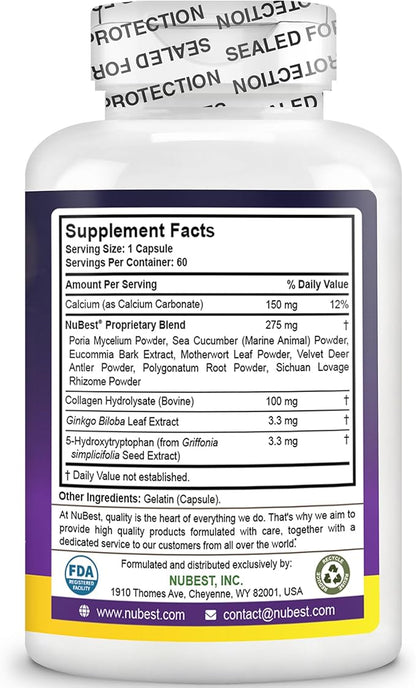 NuBest Tall - Calcium Supplement - Magnesium Supplement for Bones, Teeth - Support Bone Strength, Enhanced Immunity for Ages 5+ with Vitamin D3, Vitamin K2 and Blended Herbs - 3 Pack