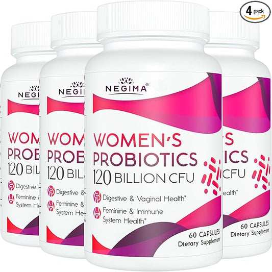 Menopause Supplements for Women, 120 Billion CFUs Probiotics for Women, 13-in-1 Herbs & Botanicals Complex, for Hormone Menopause, Hot Flashes, Night Sweats, Mood Swings, Sleep Disturbances - 240 Caps