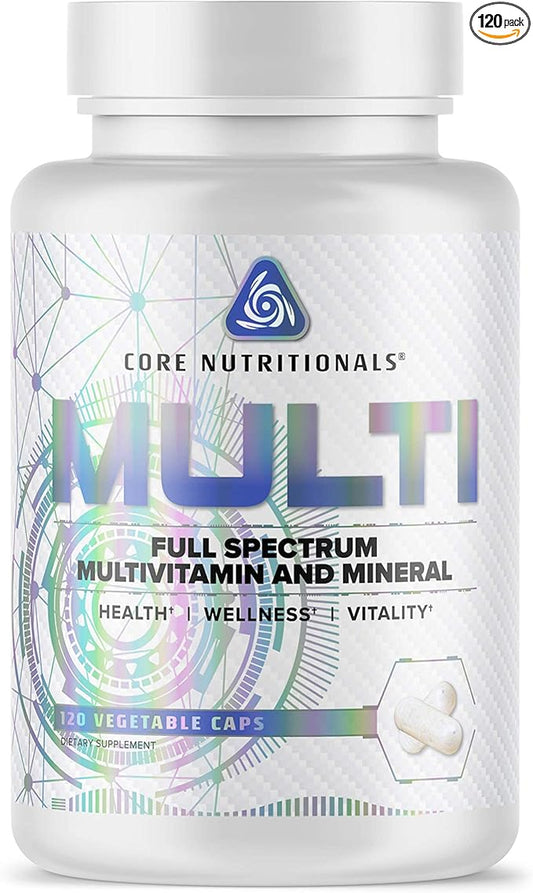 Core Nutritionals Platinum Multi Full Spectrum Multivitamin with Essential Minerals and Antioxidants for Optimum Health 120 caps
