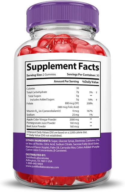 (3 Pack) Ultra Quick Keto ACV Gummies Extreme 2000MG Ultraquick Keto Gummies Apple Cider Vinegar Formulated with Pomegranate Beet Juice Powder B12 Vegan Non GMO 180 Gummys