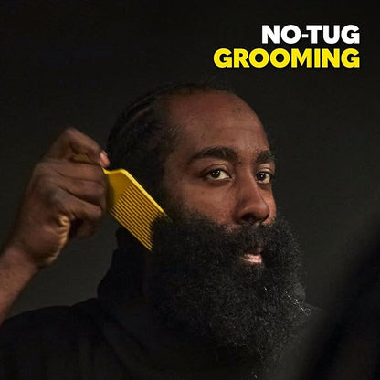 The Beard Club Beard Brush, Beard Pick, Beard Comb and Scissors - Beard Kit for Men Grooming and Care for Beards and Mustaches - Gift Set