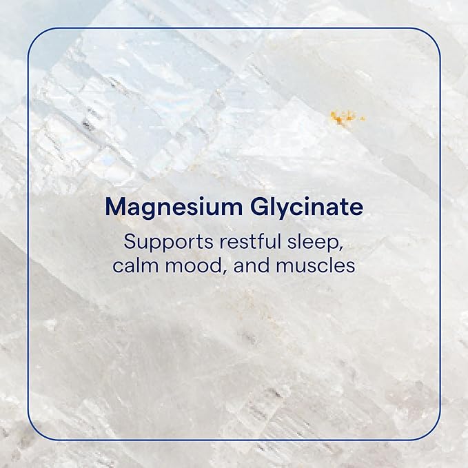 Trace Minerals Magnesium Glycinate 120mg - Bone Strength & Muscle Support - Magnesium Supplement to Aid Healthy Sleep Patterns & Relaxation - Support Nerve Function - 90 Capsules (90 Servings)