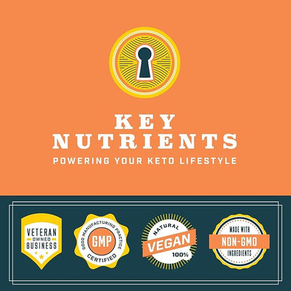 KEY NUTRIENTS Multivitamin Electrolytes Powder Packets - Tropical Peach Mango Post Workout and Recovery 40 Pack Hydration Packets - No Sugar, No Calories - Travel Hydration Powder