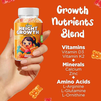 Height Growth Vitamins Supplement Gummies - Grow Taller for Teens Kids Boys Girls - Natural Height Increaser Maximizer Multivitamin