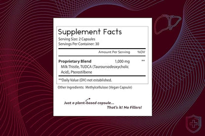 Thomas' all-natural Remedies Tudca 500mg (1000mg Per Serving), 60 Capsules- Tauroursodeoxycholic Acid, Liver Support Supplement- Vegan, Non-GMO, No Filler Capsules