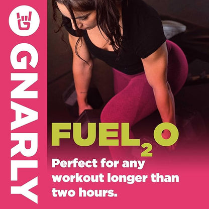 Gnarly Nutrition Fuel2O Electrolyte Powder Packs - Fuel 2O Endurance Nutrition, Electrolyte Solution, Fuel, Replenishment, and Recovery - Tropical, 10-Pack