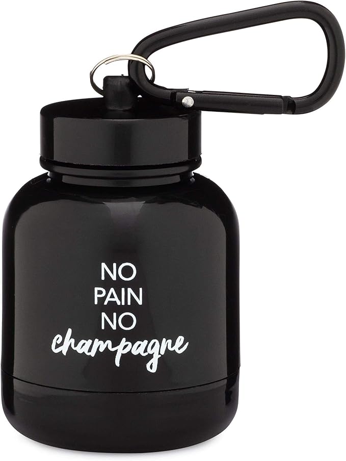 Protein Powder and Supplement Funnel Keychain, Portable to-Go Container for The Gym, Workouts, Fitness, and Travel - TSA Approved, Punny Variety 5-Pack