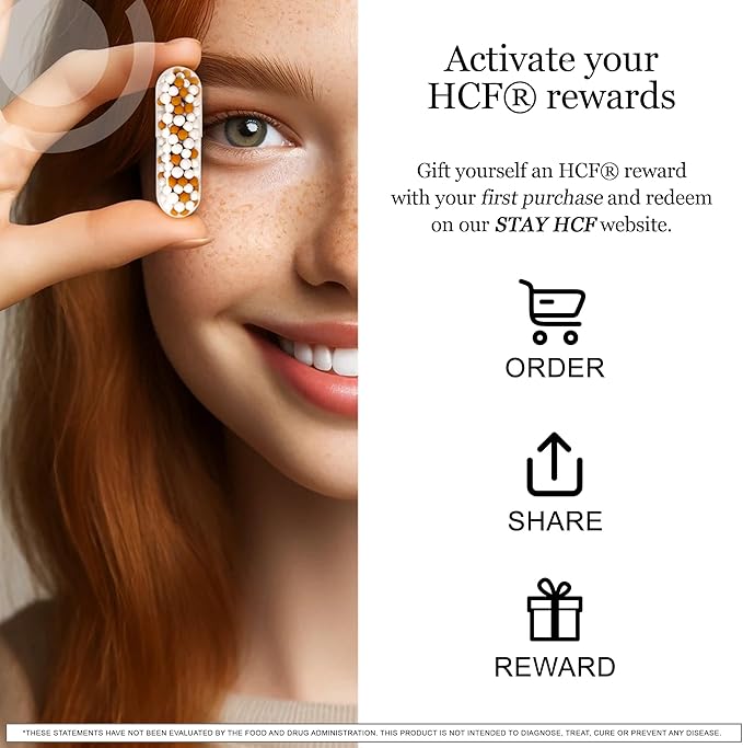 HCF A20 Microbead Brain Supplements for Memory and Focus + Brain Support, Calm, Mood, Alertness, Attention, Vision, Sleep, Immune System, 20 Premium Nootropic Nutrients Multivitamin & 7 Advances® Tech