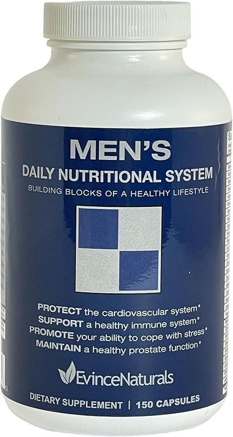 Evince Naturals Men's Daily Nutritional System, Multivitamin