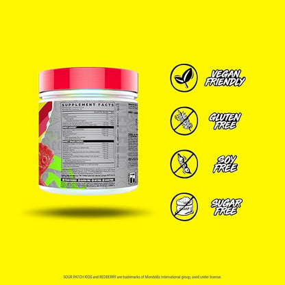 GHOST Legend V4 Pre-Workout Powder, SPK Redberry - 30 Servings – Pre-Workout for Men & Women with Choline, L-Citrulline, & Beta Alanine for Energy & Focus