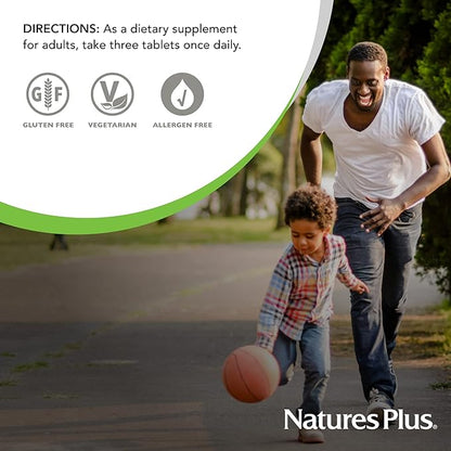 Natures Plus AgeLoss Kidney Support - 90 Tablets - with Vitamin D3 & Magnesium - Vegetarian, Gluten Free - 30 Servings