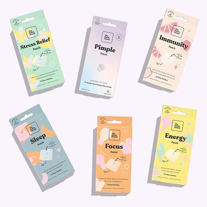 The Patch Brand Sleep Patches | Support Restful Sleep with Melatonin, Valerian Root & B6 | All Natural Vitamins & Mineral Patch Plant Based and Cruelty Free Water Resistant Patches That Last All Night