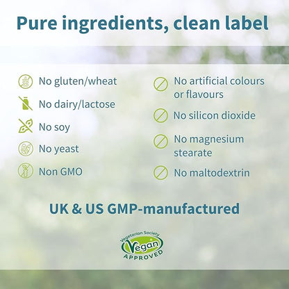 High Absorption Super Vitamin C, Clean Label Pureway-C 1000mg, Vegan Vitamin C with Bioflavonoids, 60 Servings, 24-Hour Action, Immune Health, Energy, Heart & Brain, by Igennus