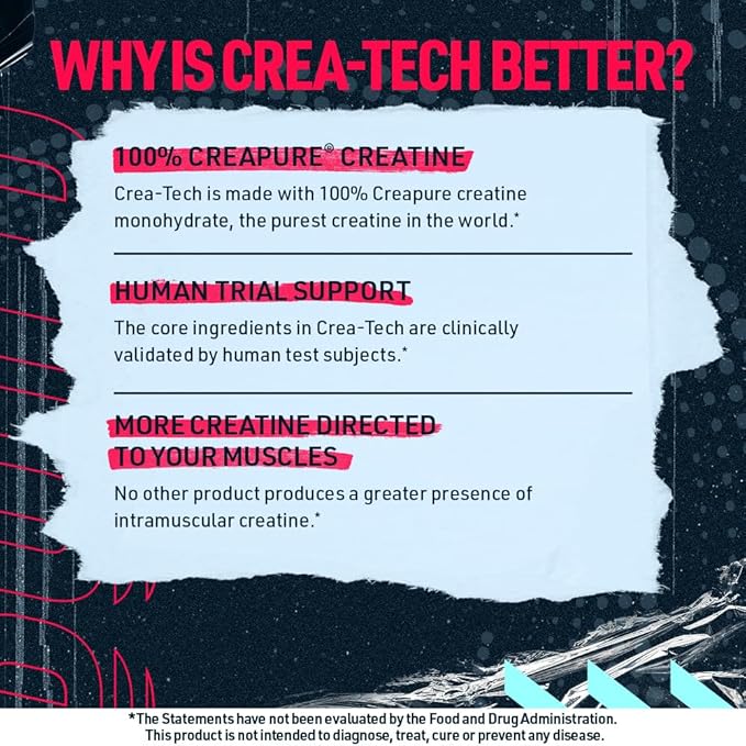 Blue Star Nutraceuticals CREA-TECH - Creapure Creatine Monohydrate - w/Electrolytes. Creatine + Electrolytes Capsules - Build Muscle and Increase Strength | 30 Day Supply - 120 Veggie Capsules