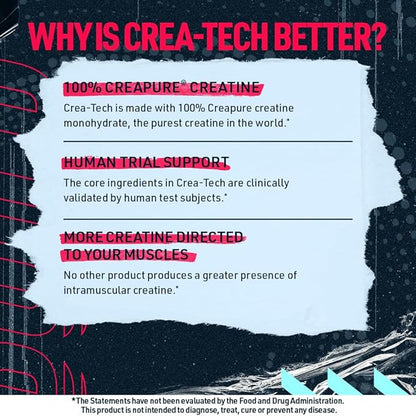 Blue Star Nutraceuticals CREA-TECH - Creapure Creatine Monohydrate - w/Electrolytes. Creatine + Electrolytes Capsules - Build Muscle and Increase Strength | 30 Day Supply - 120 Veggie Capsules