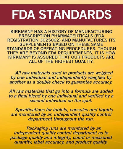 Kirkman - Buffered Vitamin C Powder - 7 oz - Potent Antioxidant - Supports Immune Health - Hypoallergenic