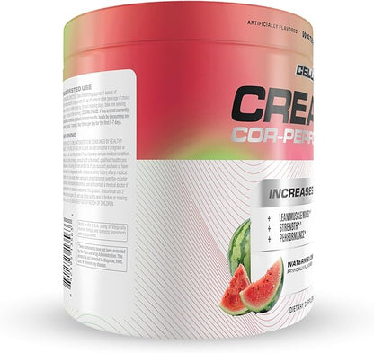 Cellucor Creatine Powder, Watermelon Flavor - Increases Strength, Lean Muscle Mass & Endurance, Micronized Creatine for Fast Absorption, 5g Creatine per Serving, 50 Servings