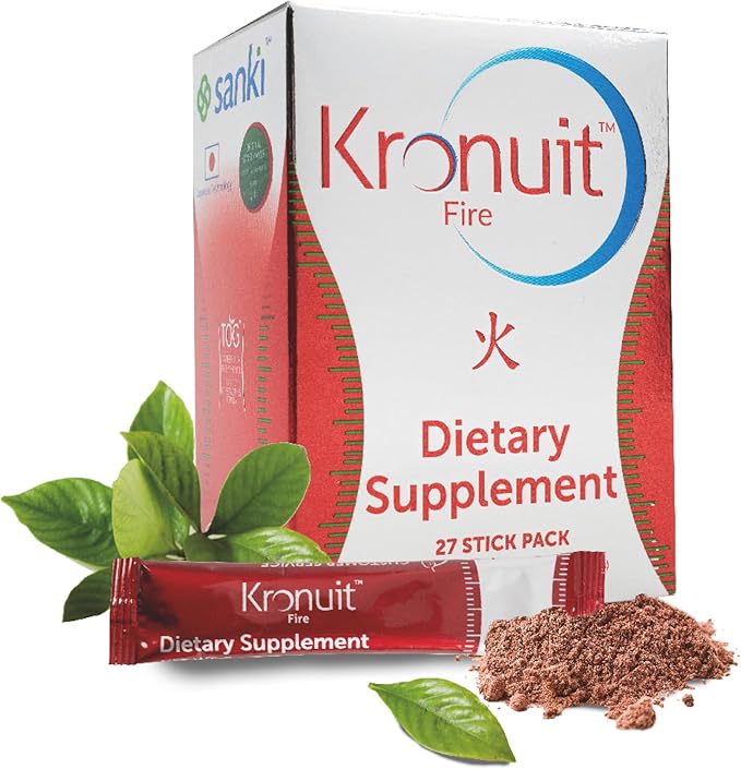 Fire 2.0 - Sanki's 100% All-Natural Dietary Supplement Thermogenic Box with 27 Packets in Red Berries Flavor