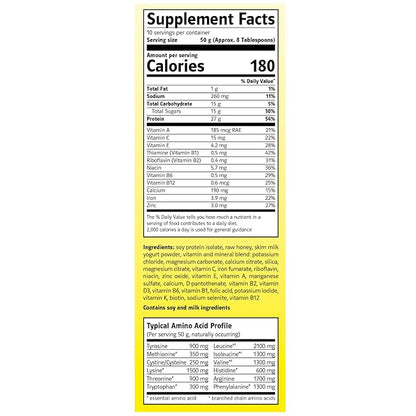 Almased Protein Powder for Weight Loss Kit for Men & Women, Natural Meal Replacement Shake for Weight Loss, Supplement, 27 Grams of Protein Per Serving (Original Flavor, 3 Cans @ 17.6 oz ea + Scoop)