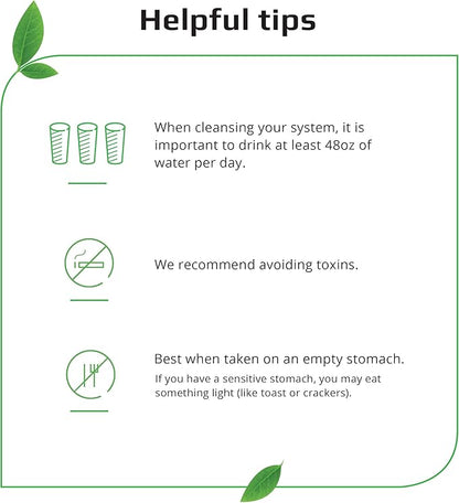 Herbal Clean Same-Day Premium Detox Drink, Dragon Fruit Flavor, 32 Fl Oz