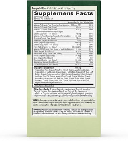 Men’s Multi Once Daily, Men's Multivitamin, 19 Vitamins from Herbs & Superfoods, 60 Count