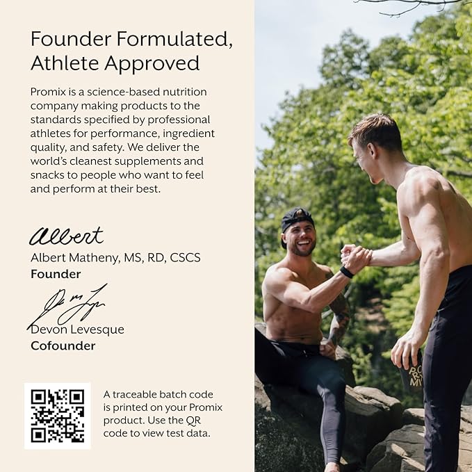 Promix Collagen Peptides, Vanilla, 2.5lb Bulk - Hydrolyzed Collagen Protein Promotes Healthy Skin, Bones, Joints & Recovery Support - Add to Shakes, Smoothies, Beverages & Baking Recipes.