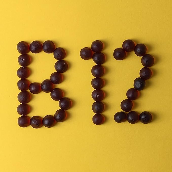 Methyl B12 Vitamin Gummies - Vegan Vitamin B12 Gummies for Adults & Kids - Vitamin Chewable Gummies for Energy & Nerve Function – Gluten-Free, Dairy-Free, Kosher (60 Gummies 1500 mcg)