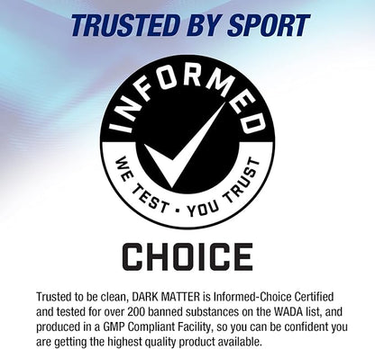 MHP Dark Matter Post Workout, Recovery Accelerator, w/Multi Phase Creatine, Waxy Maize Carbohydrate, 6g EAAs, Fruit Punch, 20 Servings, 55 Oz