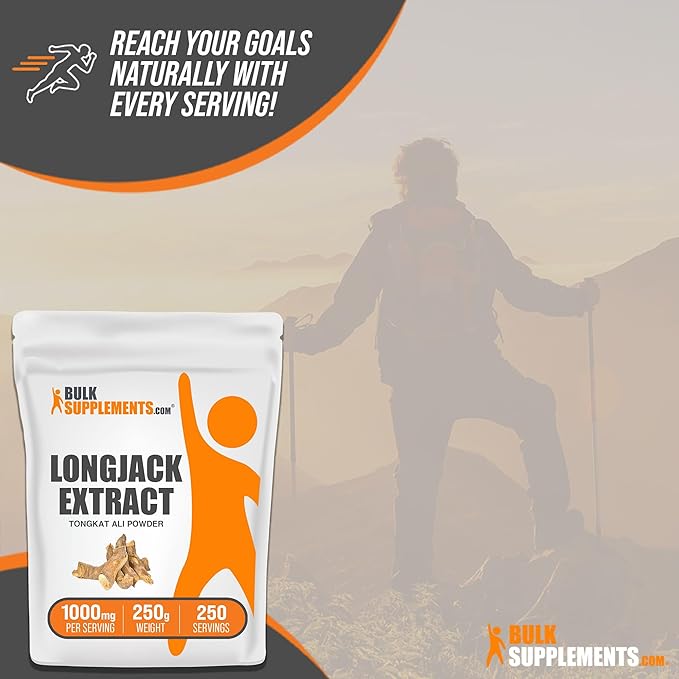 BulkSupplements.com Longjack Extract Powder - Tongkat Ali - Tongkat Ali for Men - Longjack Tongkat Ali - Eurycoma Longifolia - Libido Support (250 Grams - 8.8 oz)