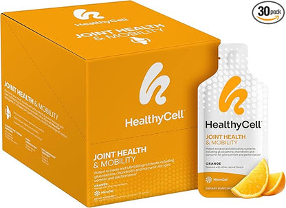 Healthycell Joint Health & Mobility - Glucosamine Chondroitin Joint Support Supplement with Curcumin and Hyaluronic Acid for Joint Comfort, Flexibility, Relief - Maximum Absorption - 30 Gel Packs