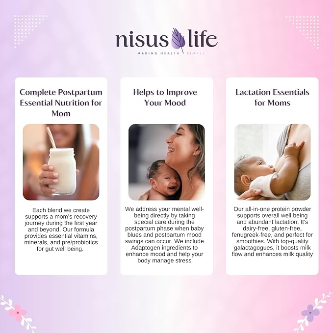 Postpartum & Lactation Journey Protein Powder (16.35 oz, Cinnamon Bun)