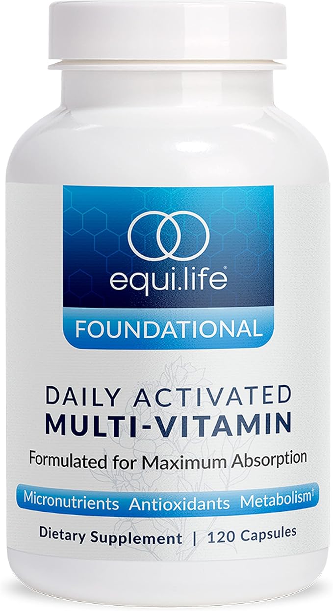 Equilife - Daily Activated Multi-Vitamin, 21 Essential Vitamins & Minerals, Antioxidant-Rich Formula, Supports Immunity, May Help Boost Energy & Improve Mood, Supports Overall Health (30 Servings)