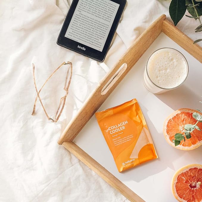 Dr. Kellyann Orange Cream Keto Shake Packets (7 Servings) – 15g Protein, Grass-Fed Collagen, Keto & Paleo-Friendly, 1 Pack