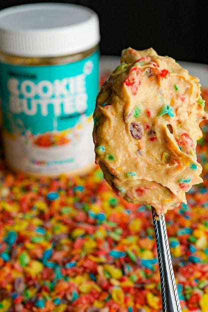 Whey Protein Cookie Butter Powder - Fruity Cereal | Keto-Friendly, Low Carb, No Added Sugars, Gluten-Free | Easy to Mix, Bake and Spread | 8.6oz